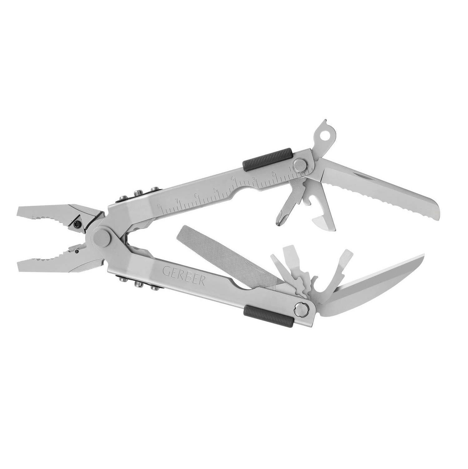 Multi-Plier 600 - Stainless, Carbide Cutters, Bluntnose, Sheath